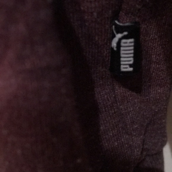 Burgundy/Wine coloured Puma Athletic Hoodie SZ L - Picture 4 of 4